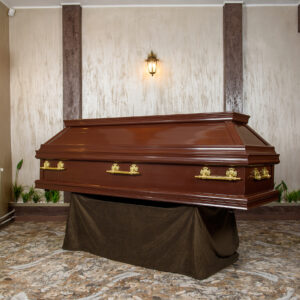 CASKET ALUMINIUM BRAUN